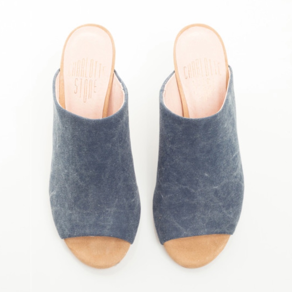 Charlotte Stone denim heels - Picture 4 of 15